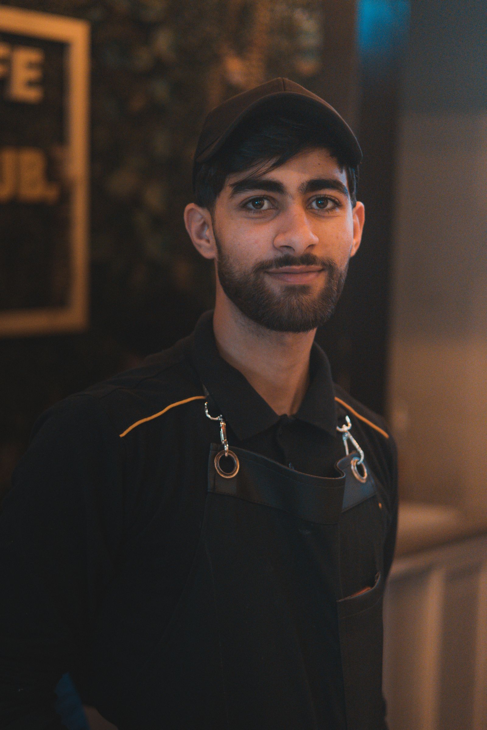 Shift change at the espresso bar
